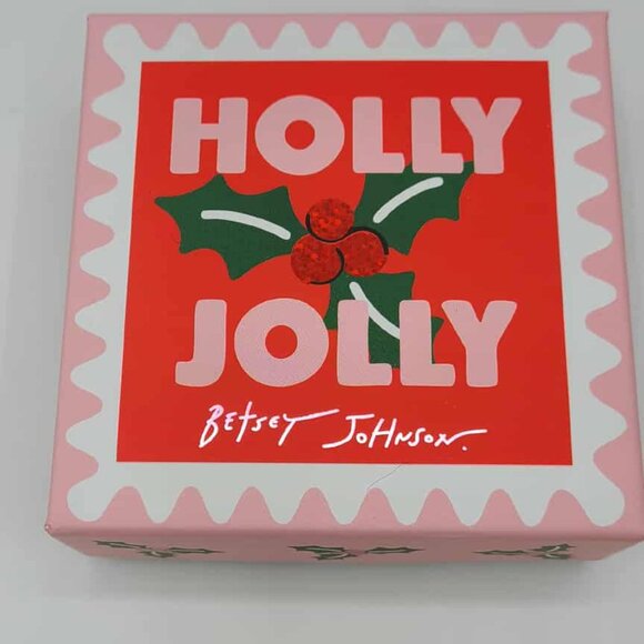 Betsey Johnson Santa Baby Charm Bow Bracelet NEW!  NWT! - Picture 2 of 7